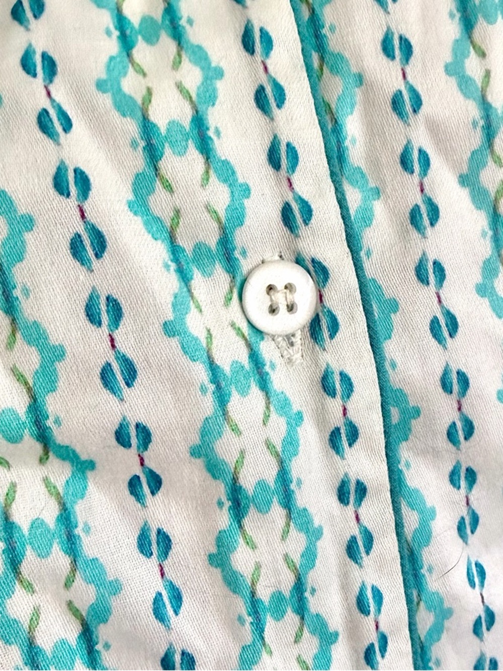 Brooks Avenue Scalloped Pajama Shorts Set in Cameron Blue, SZ M NWT - Picture 7 of 12